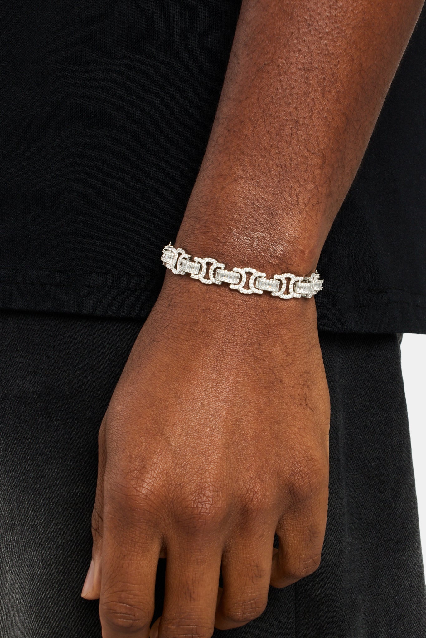 Iced Byzantine Armband - Weiß